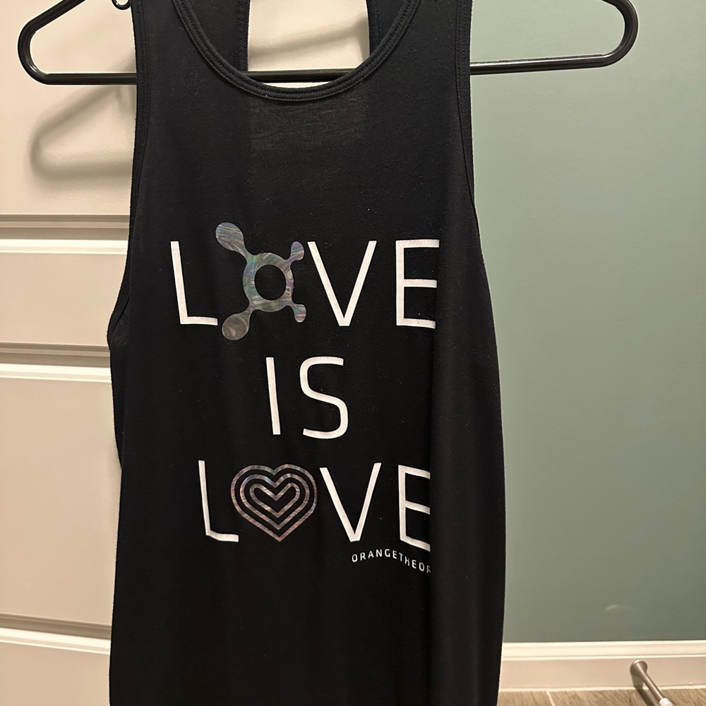 OTF OrangeTheory Love is Love tank top